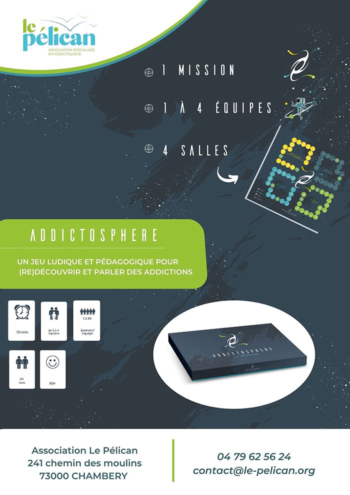 Addictosphère, Jeu ludique et pédagogiques à props des addictions